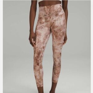 lululemon athletica Align High Rise Shine Diamond Dye/Cacoa Foil